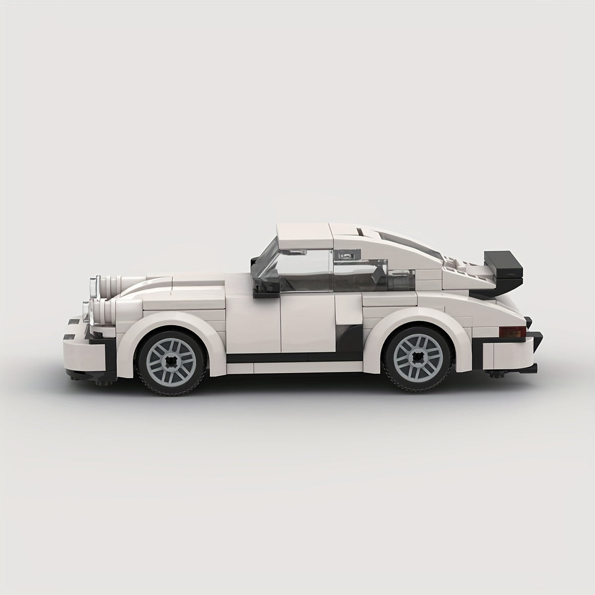 196pcs White City Car Vehicle Racing Car Brick, Racing Super Tech Car Model, Creative Educational Toy, Halloween/Christmas Gift