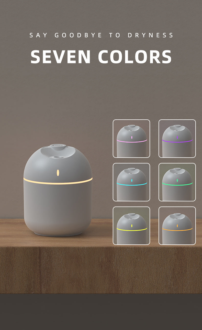 270ML Air Humidifier Cool Mist Aroma Diffuser LED Night Light power-off protect USB Humidificador For Home Office