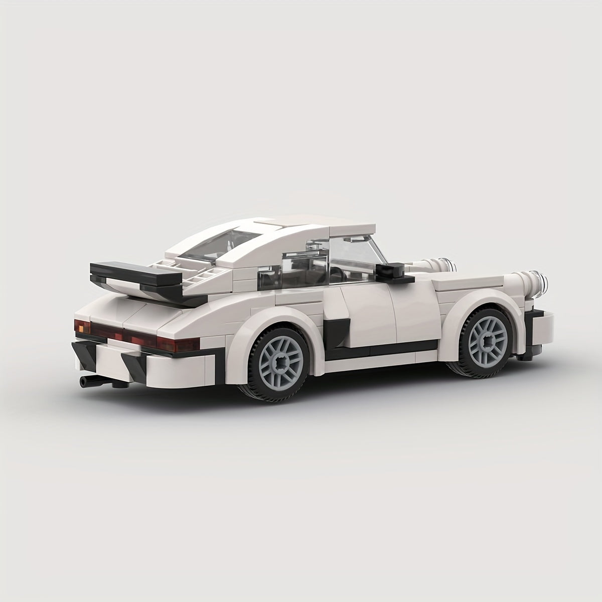 196pcs White City Car Vehicle Racing Car Brick, Racing Super Tech Car Model, Creative Educational Toy, Halloween/Christmas Gift