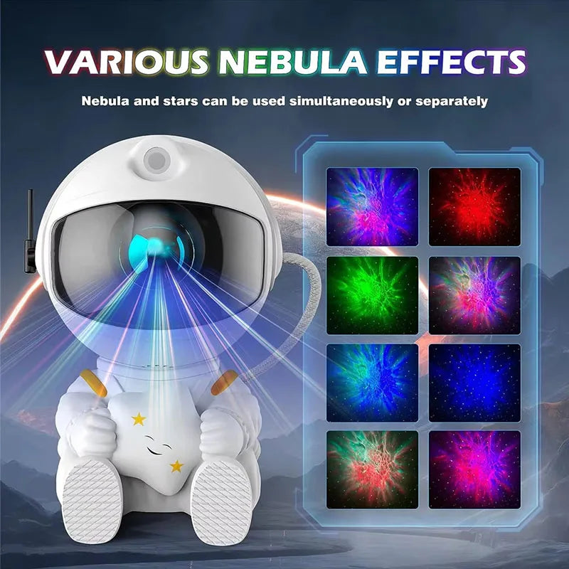 2025 Projector Light Starry Sky Aurora Astronaut Space Projector Nebula Nebula Ceiling Bedroom Home Decor Children's Gift