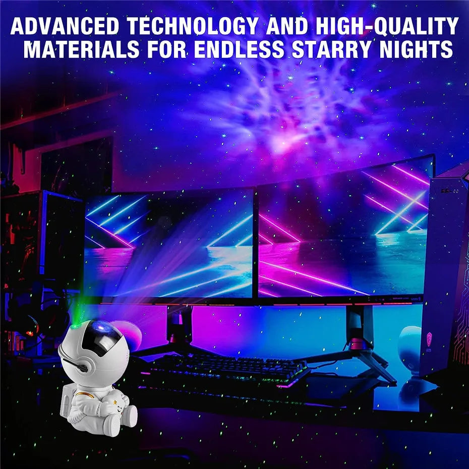 2025 Projector Light Starry Sky Aurora Astronaut Space Projector Nebula Nebula Ceiling Bedroom Home Decor Children's Gift