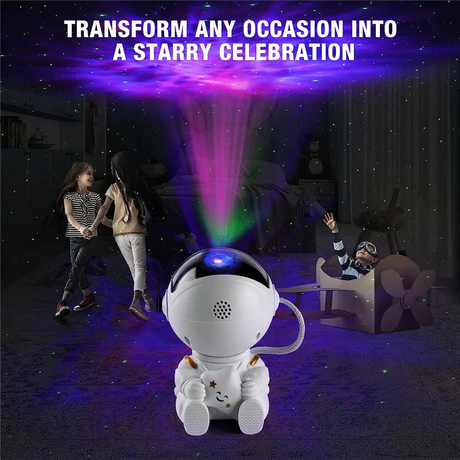 2025 Projector Light Starry Sky Aurora Astronaut Space Projector Nebula Nebula Ceiling Bedroom Home Decor Children's Gift