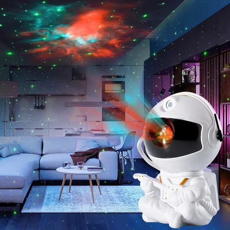 2025 Projector Light Starry Sky Aurora Astronaut Space Projector Nebula Nebula Ceiling Bedroom Home Decor Children's Gift